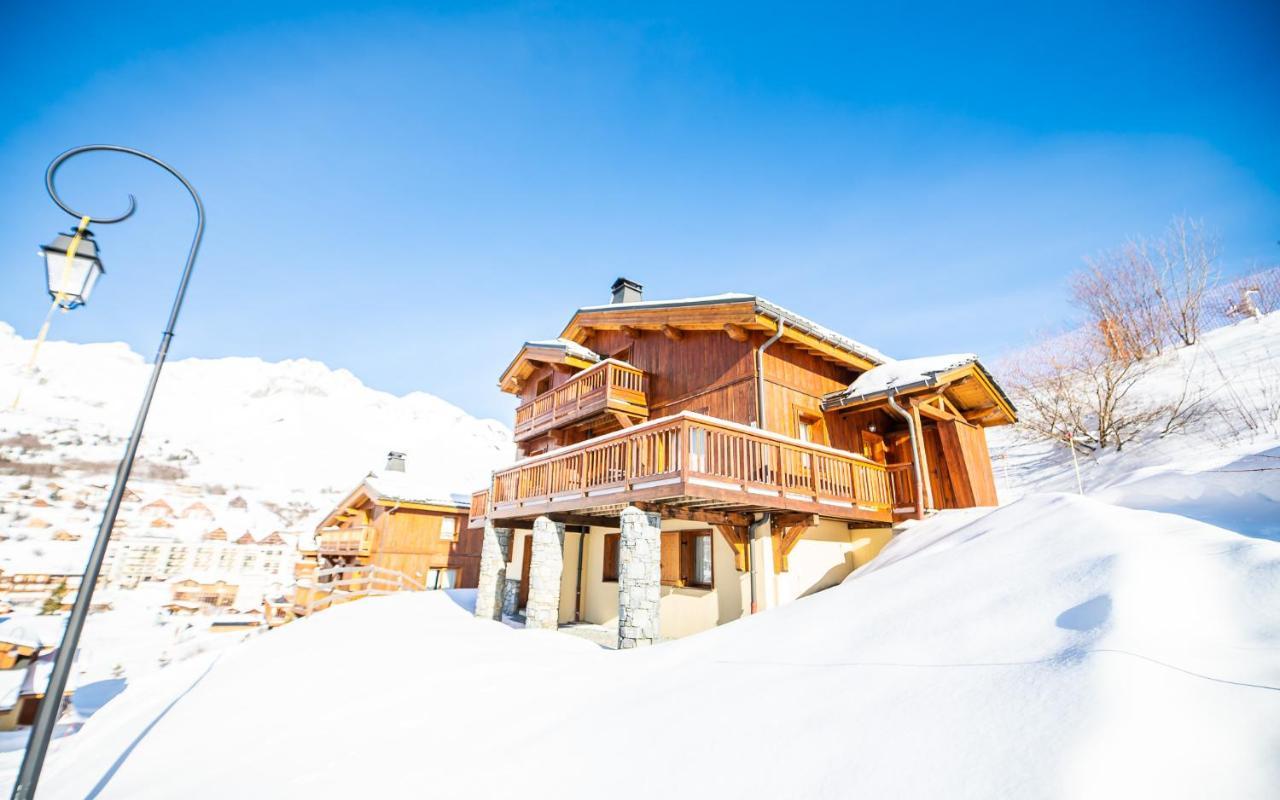 Parc Madeleine - Chalets Saint-François-Longchamp Exteriör bild