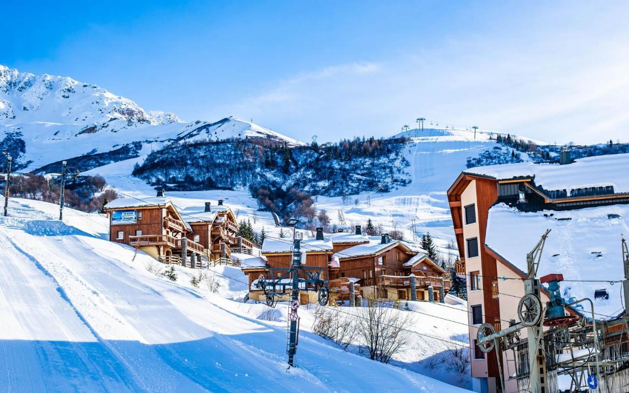 Parc Madeleine - Chalets Saint-François-Longchamp Exteriör bild