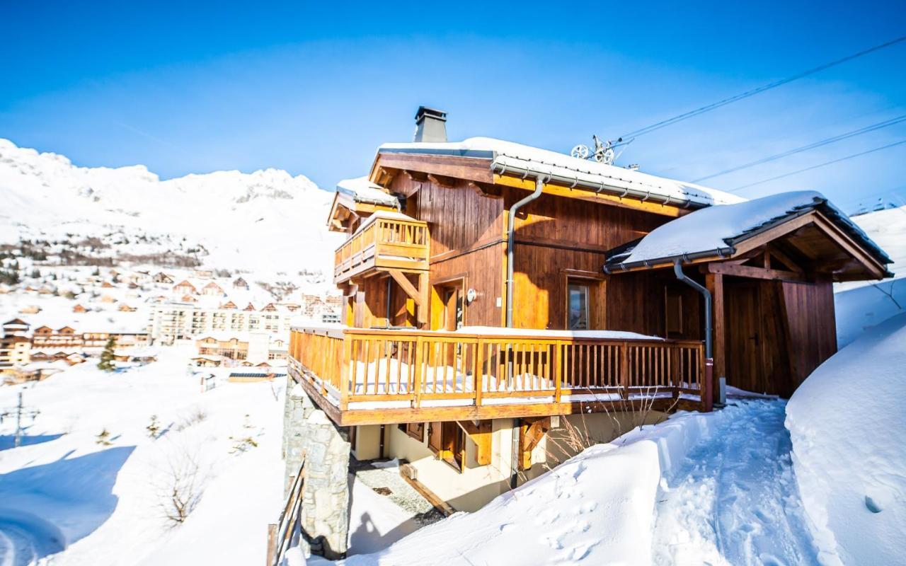Parc Madeleine - Chalets Saint-François-Longchamp Exteriör bild