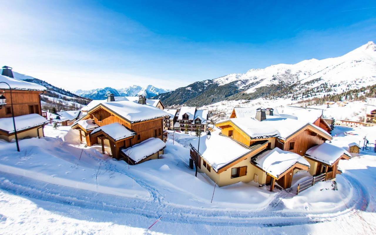 Parc Madeleine - Chalets Saint-François-Longchamp Exteriör bild